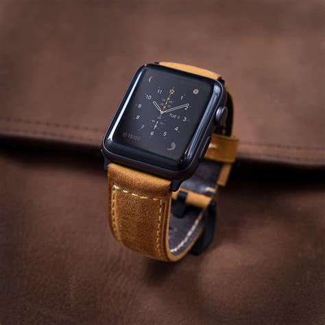 luxury apple watch bands leather